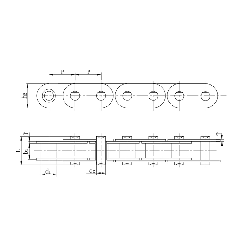 Rantai pemasaan enjin kereta boleh disesuaikan rintangan hentaman