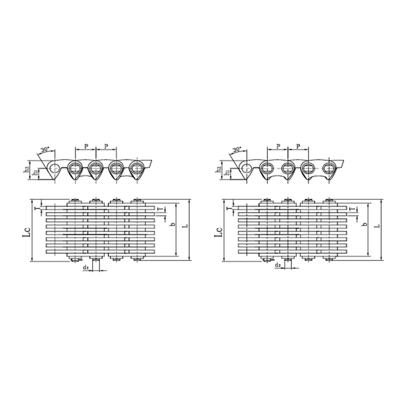 Rantai senyap sentuhan flank