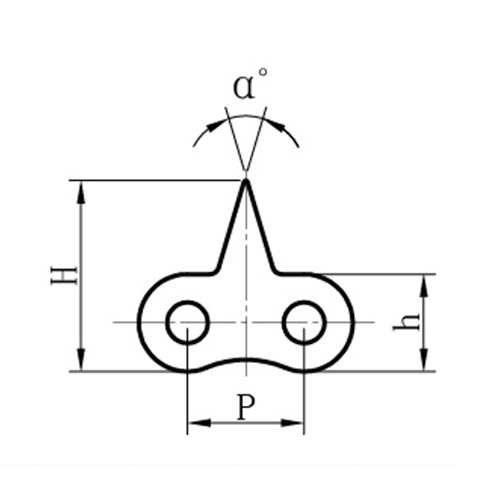 Rantai atas yang tajam