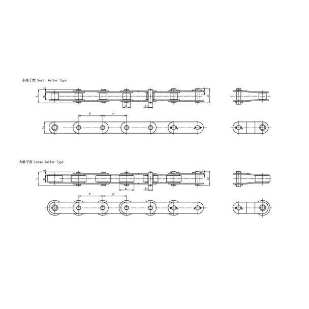 Rantai penghantar padang berganda